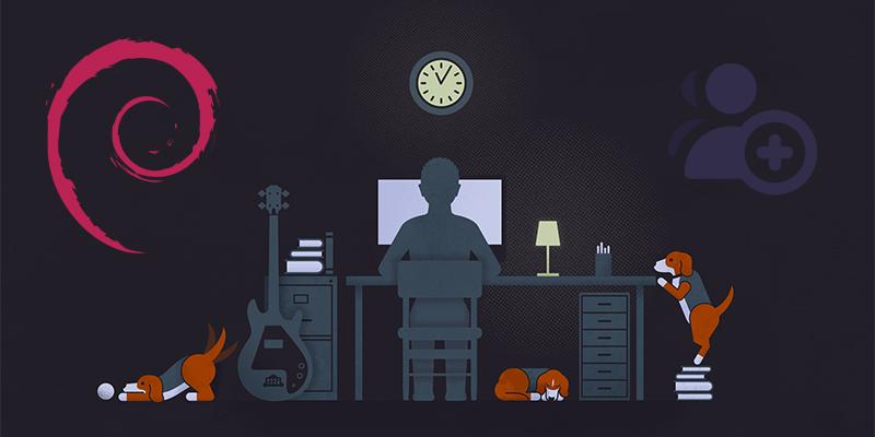 Как добавлять и удалять пользователей в Debian